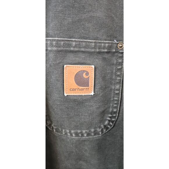 Vintage Carhartt C58 MOS Blanket-Lined Duck Chore Jacket Size XL Green - Picture 7 of 16